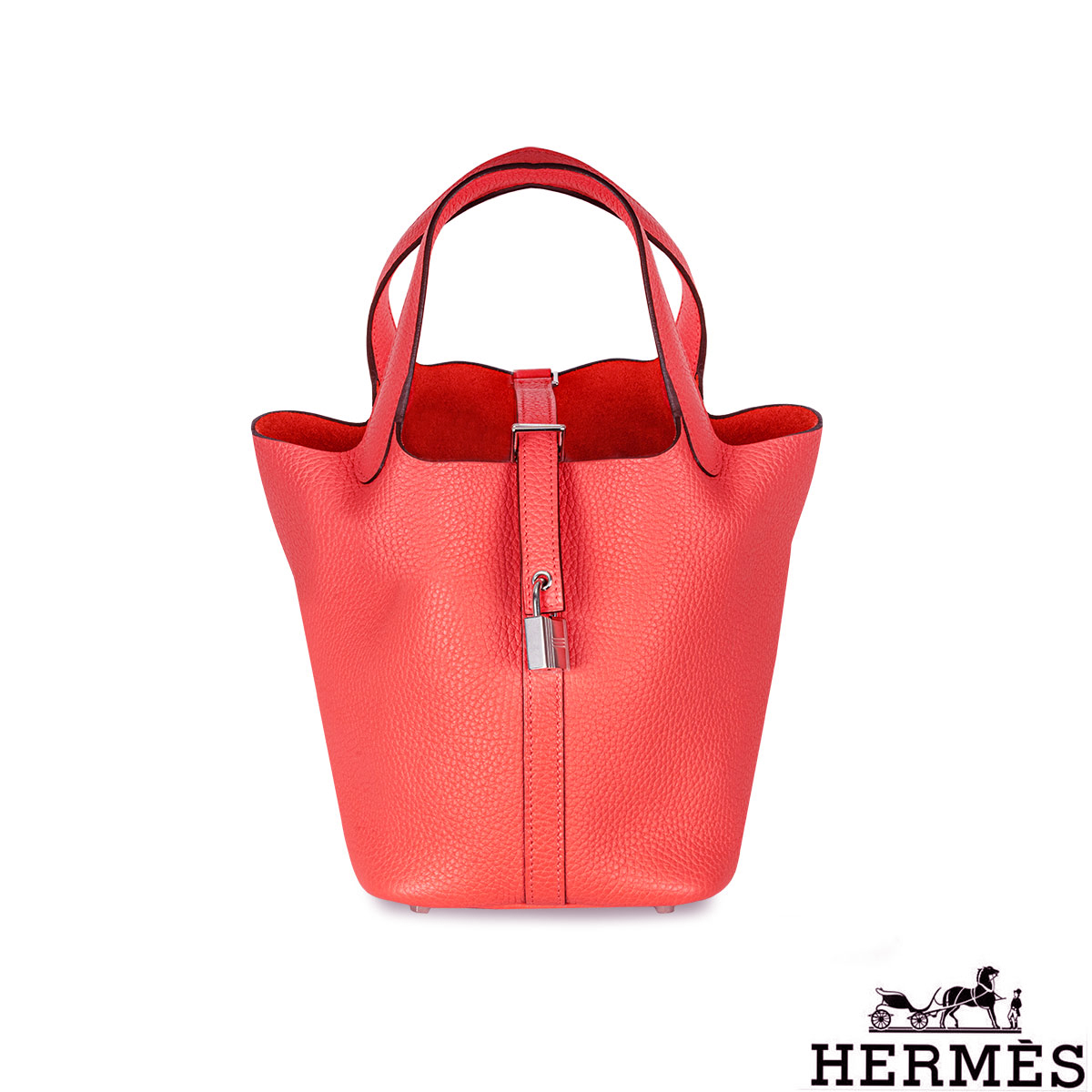 Hermès Picotin Lock 18 Rose Texas Taurillon Clemence PHW Hermès Picotin Lock 18 Rose Texas Taurillon Clemence PHW